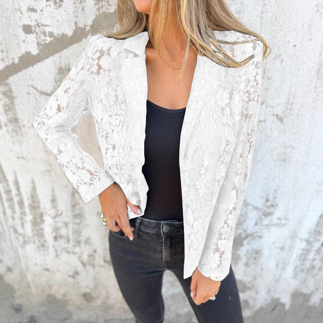 Lace Shirt Set for Women