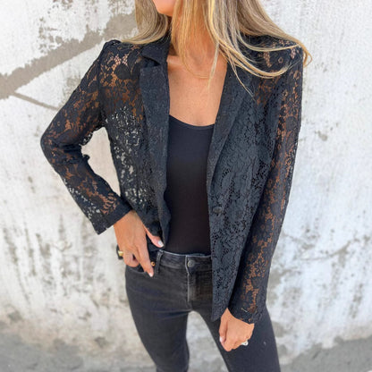 Lace Shirt Set for Women
