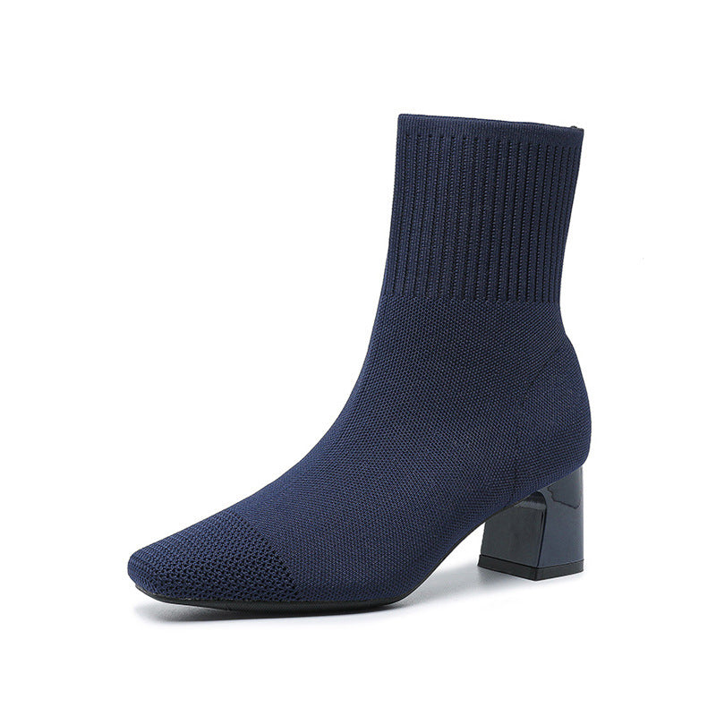 Elastic Sock Boots for Women