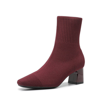 Elastic Sock Boots for Women