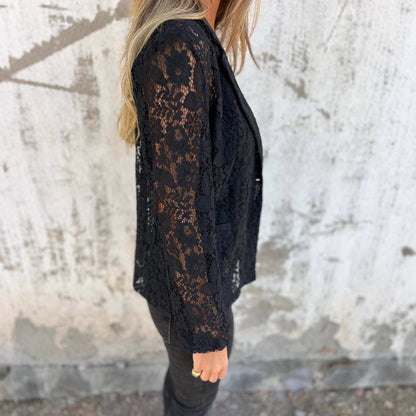 Lace Shirt Set for Women